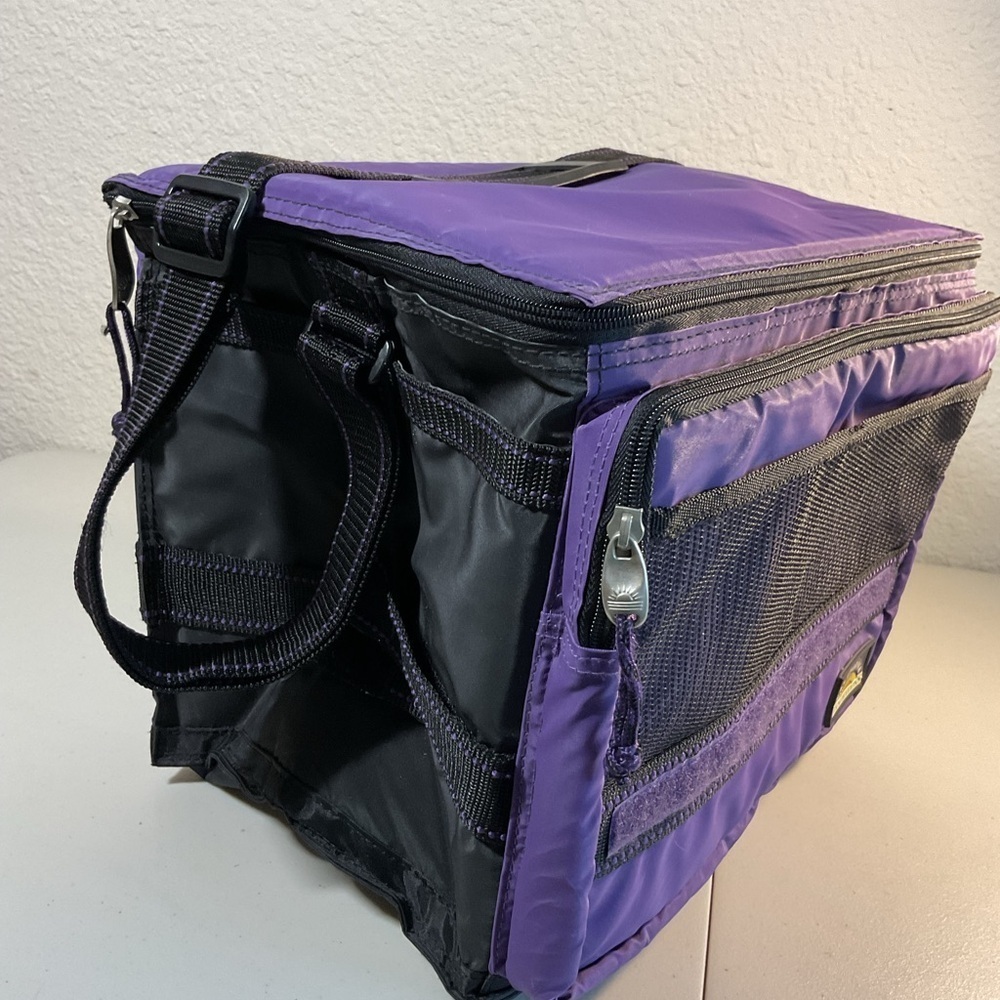 California Innovations Purple Cooler Lunch Tote Camping Bag - Picture 7 of 7